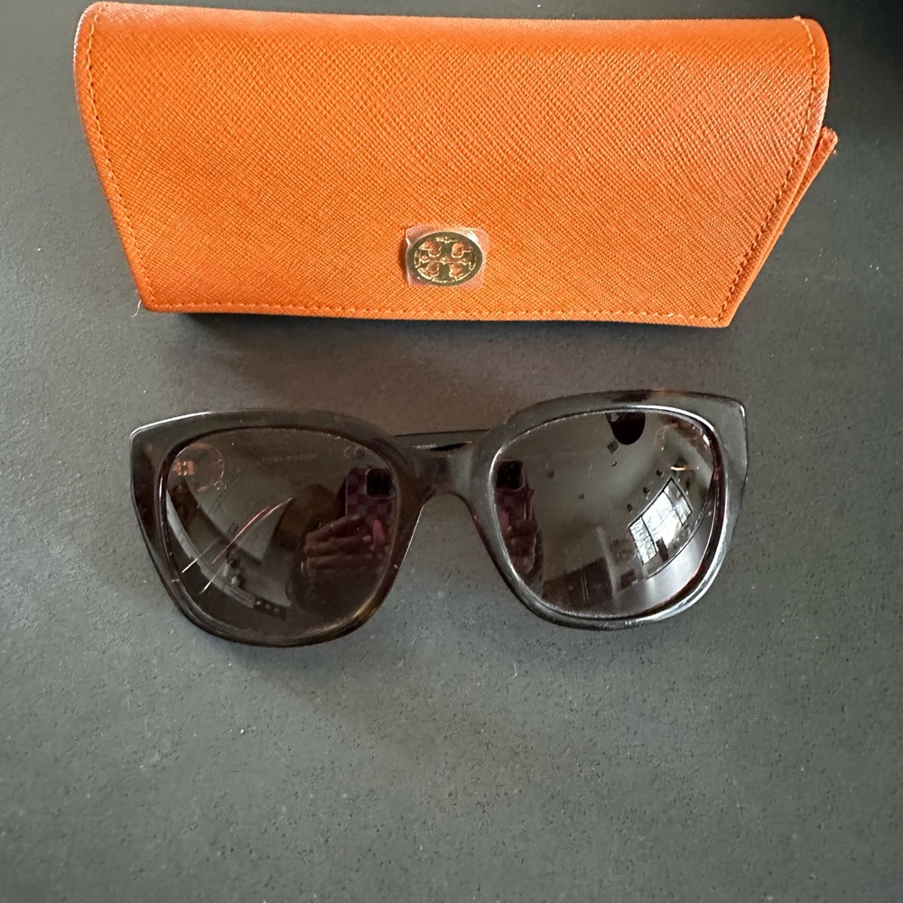 Tory Burch sunglasses. Case included.